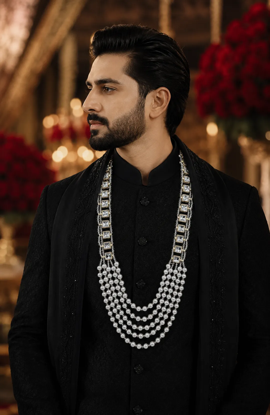 Grand Silver Wedding Mala