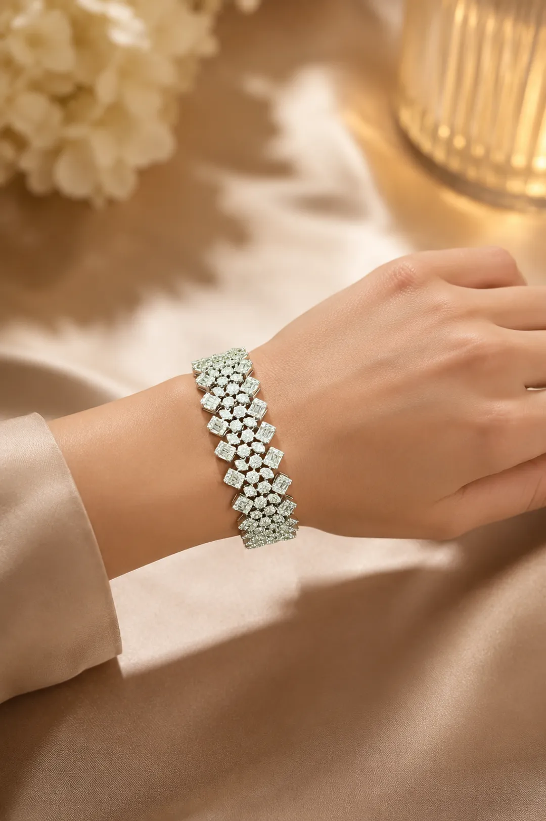 Diamond Petal Bracelet