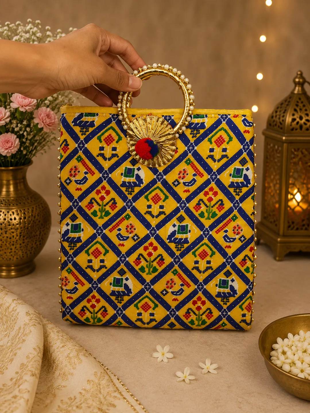 Pichwai Sunshine Tote