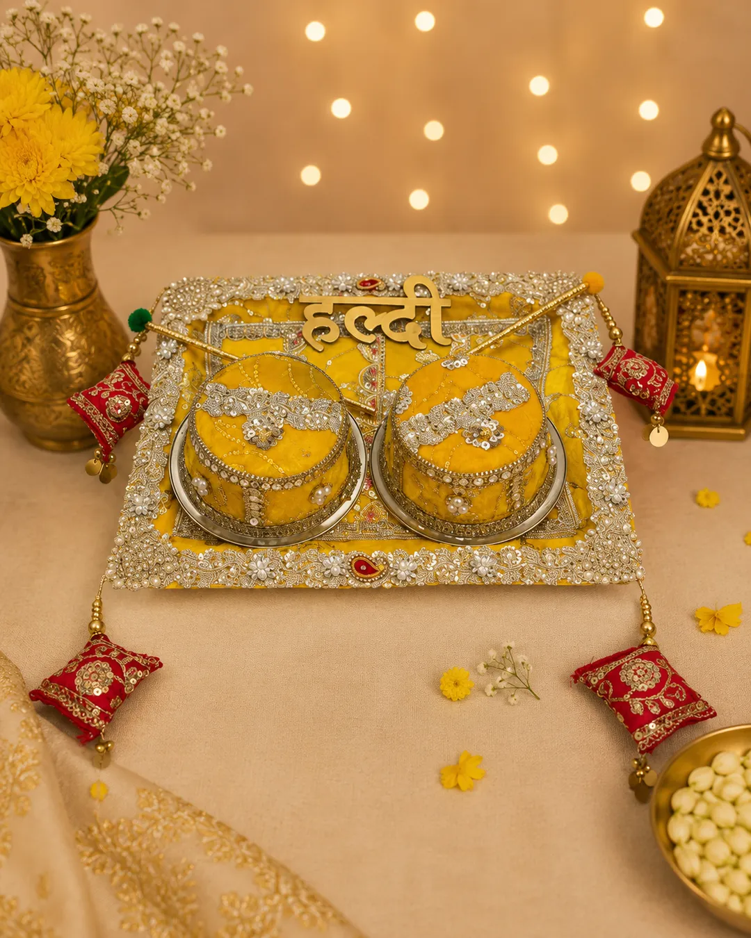 Haldi Heirloom Ceremony Platter