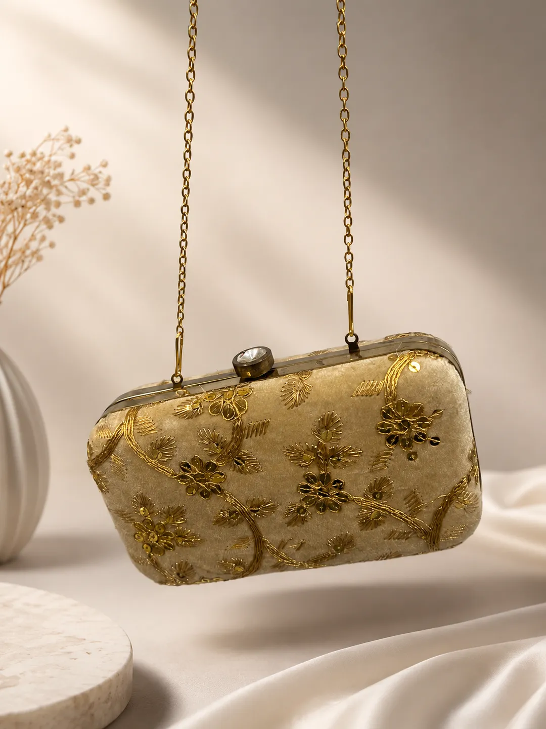 Sparkling Scarlet Purse