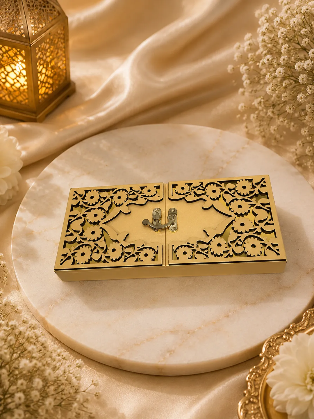 Royal Floral Cash Box