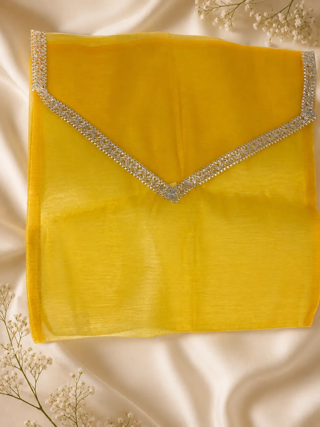 Royal Yellow Saree Cover (Pack of 5)