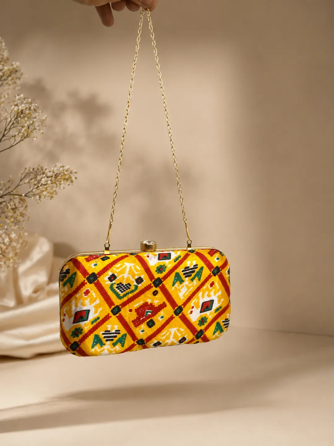 Traditional Art Silk Clutch (Pack of 5)