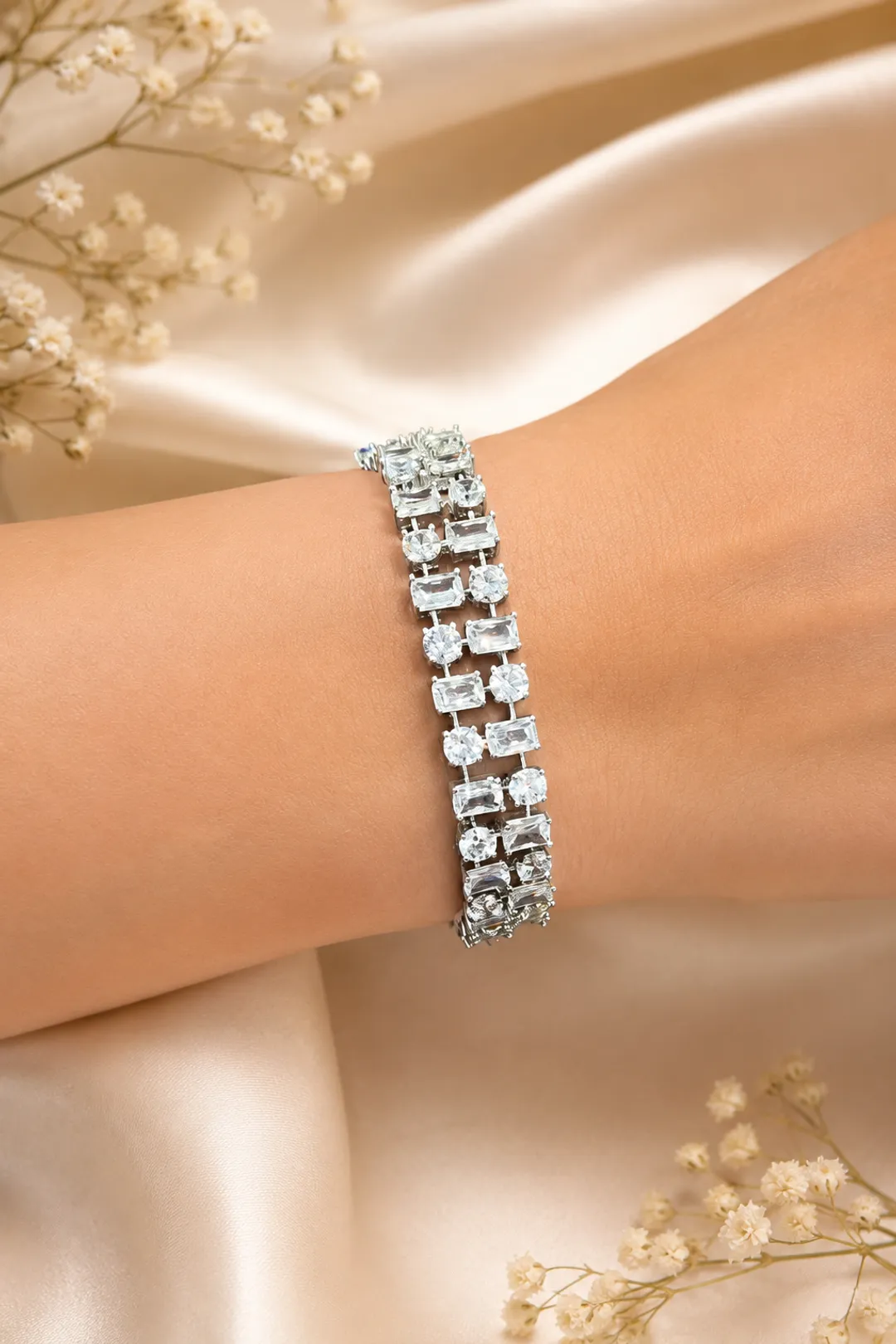 Radiant Spark Tennis Bracelet