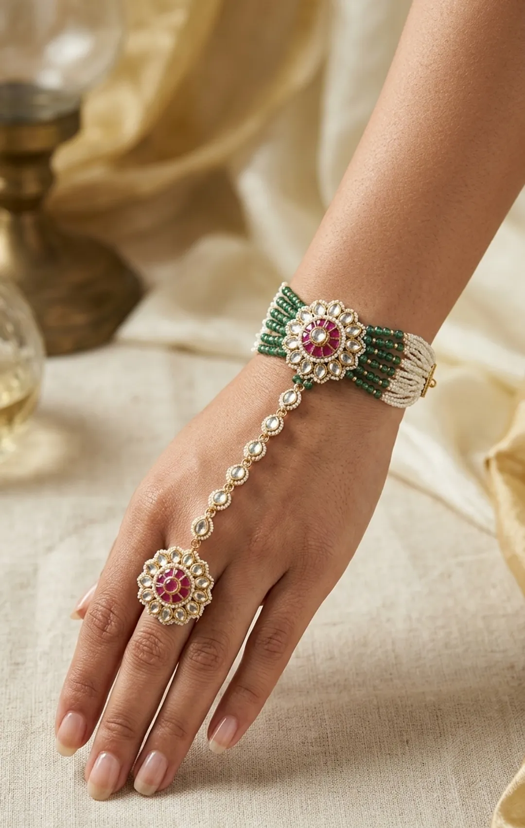 Vintage Bridal Hathphool