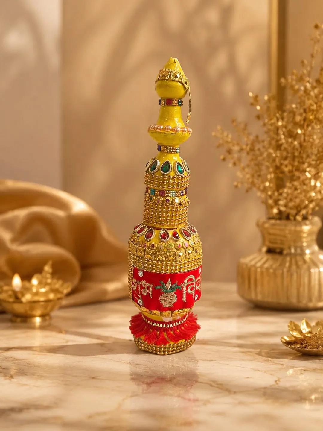 Festive Golden Okhla Musal