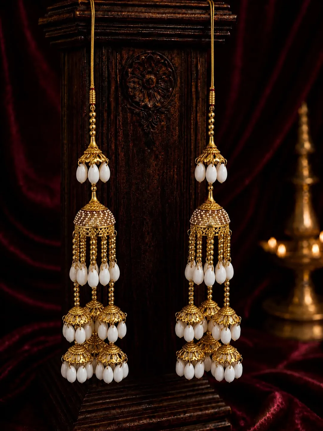 Rajwadi Moti Bridal Kaleera