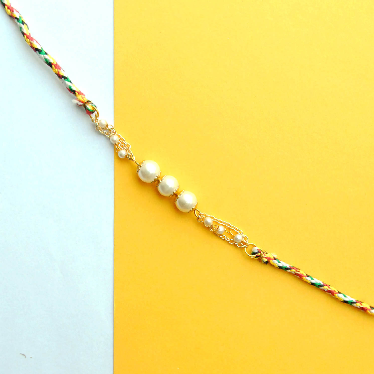 Pearly Rakhi with Roli Chawal