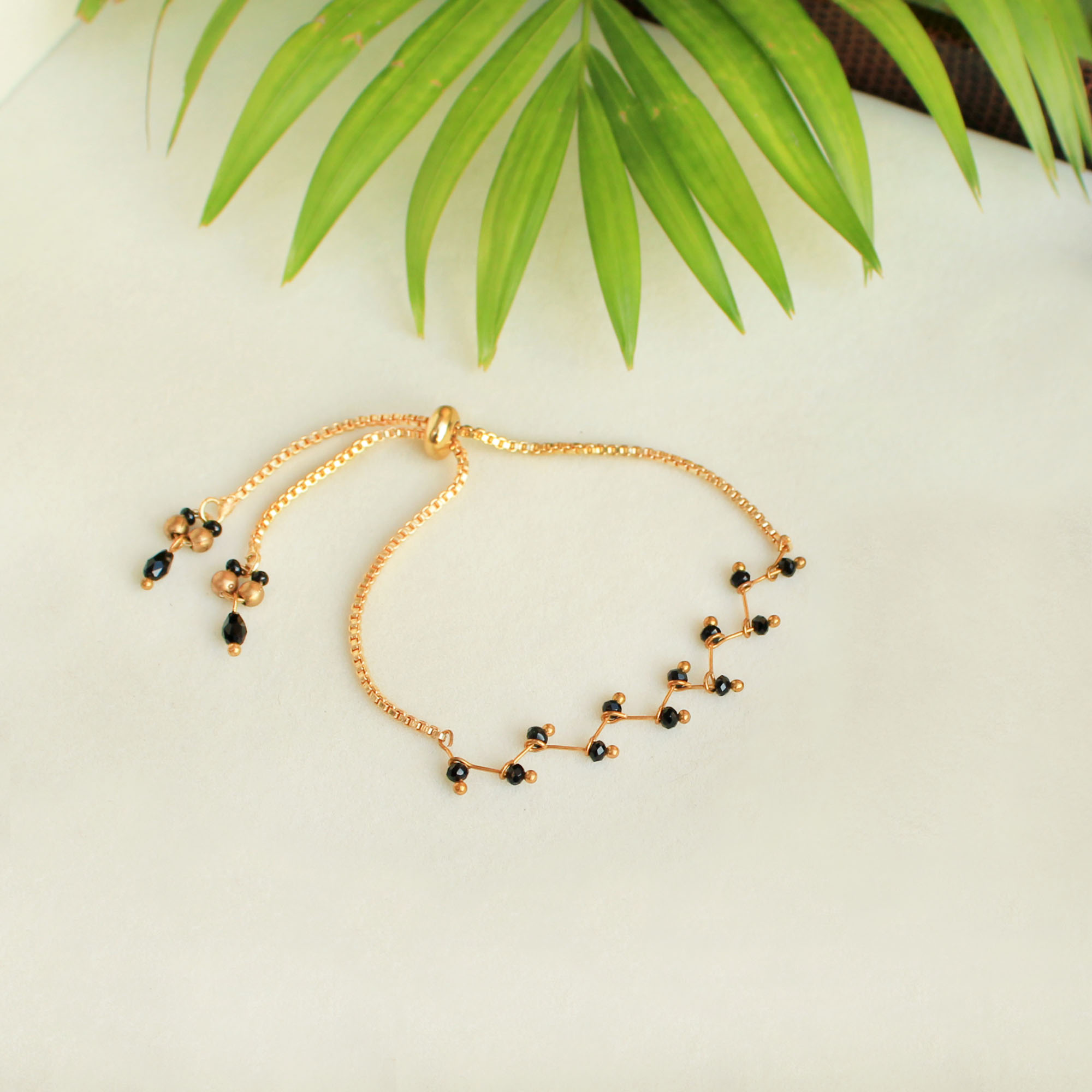 Retro Twist Mangal Sutra Bracelet