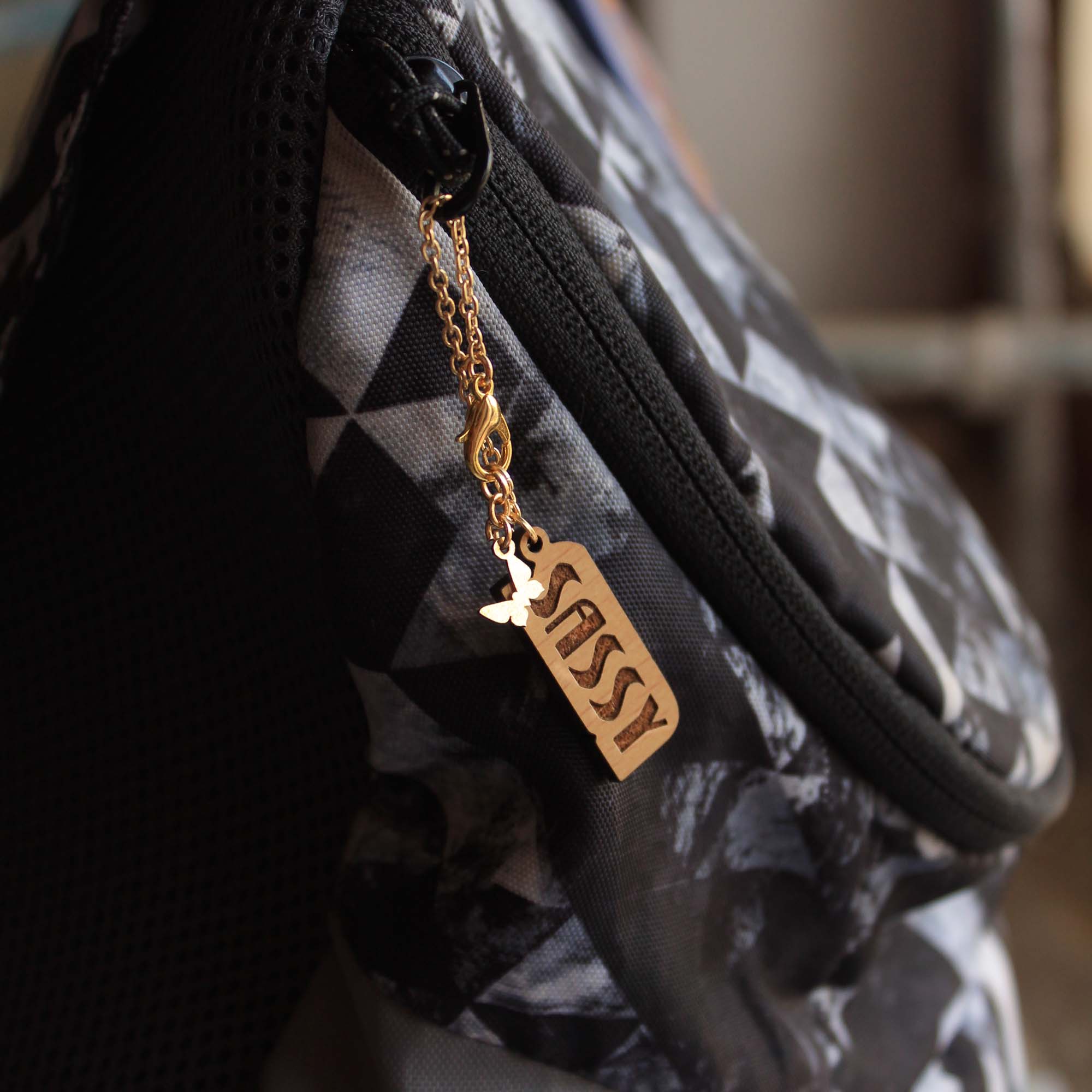Sassy Wooden Engraved Watch Charm