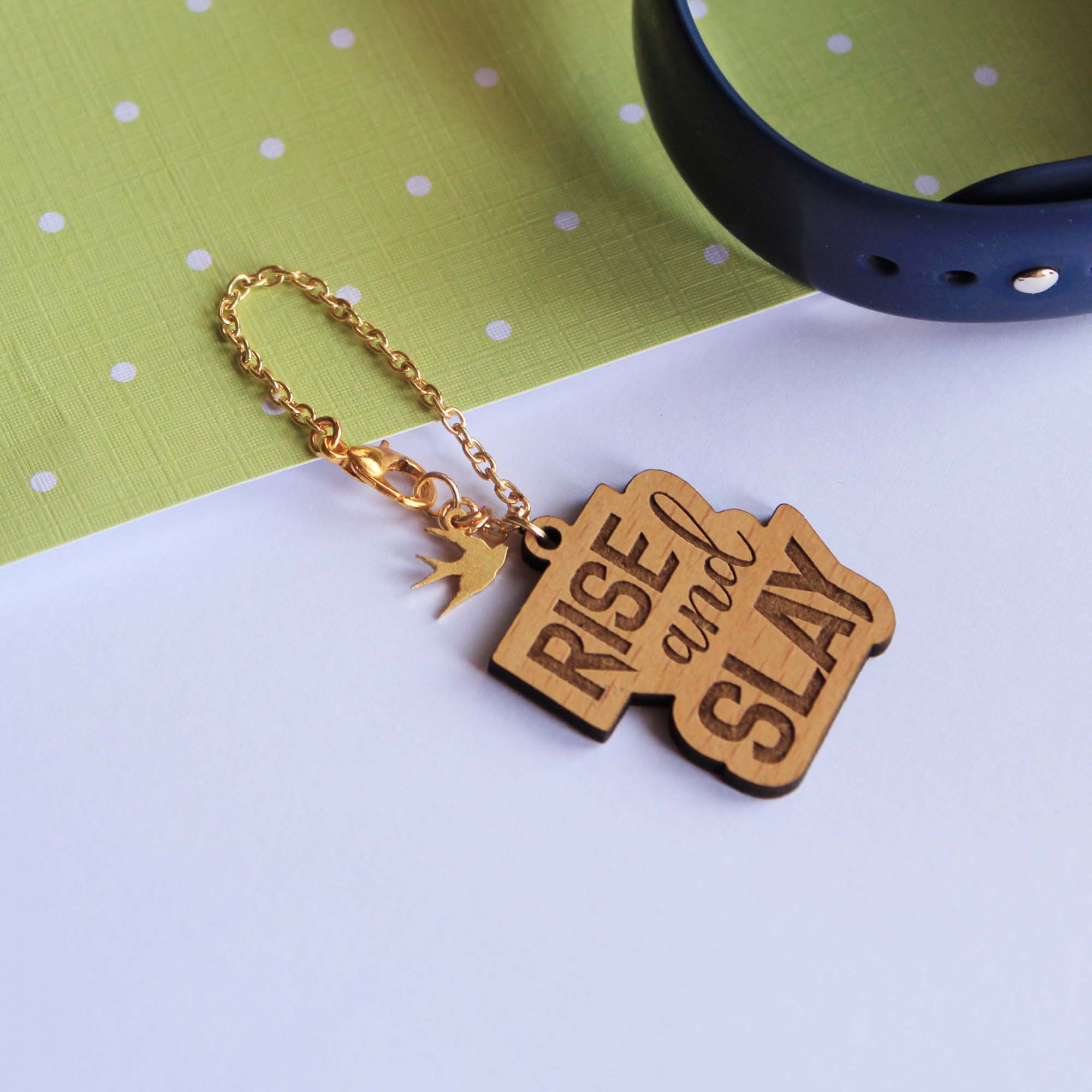 Rise & Slay Watch Charm