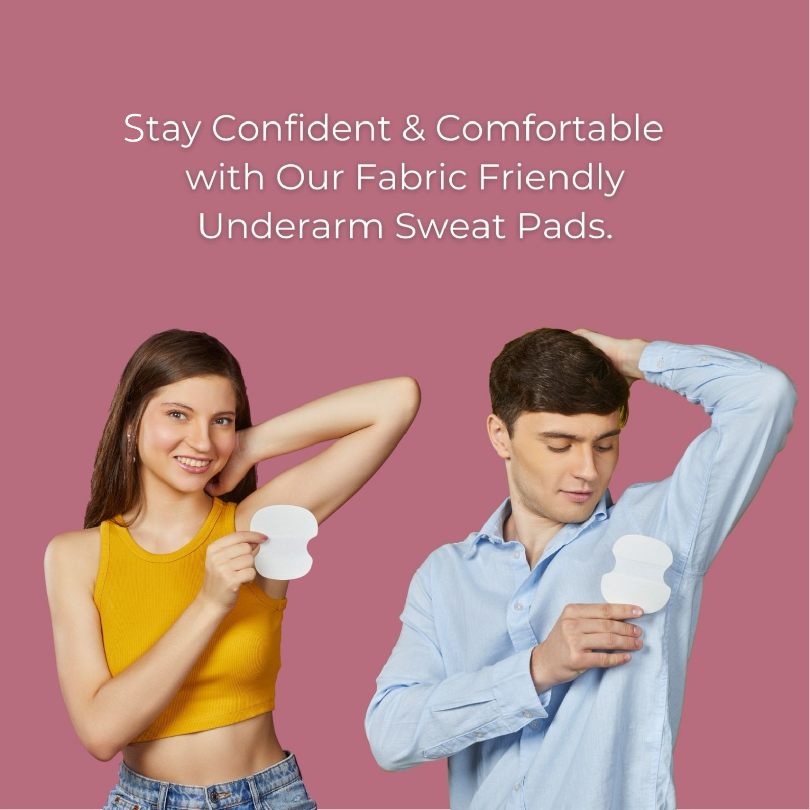 Underarm Sweat Pads by SlickFix | Say Goodbye to Sweat Stains Now-PACK OF 24