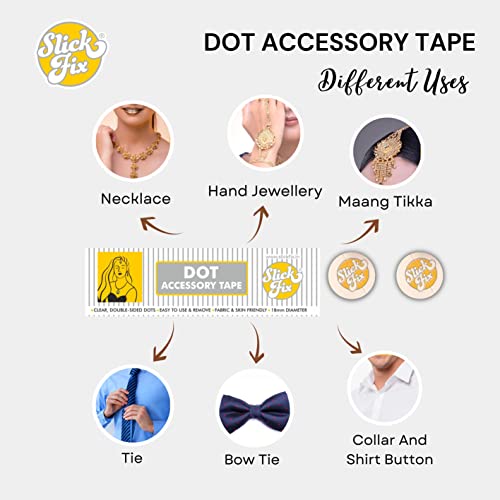 SlickFix Fashion Dressing Dots Tape- pack of 72