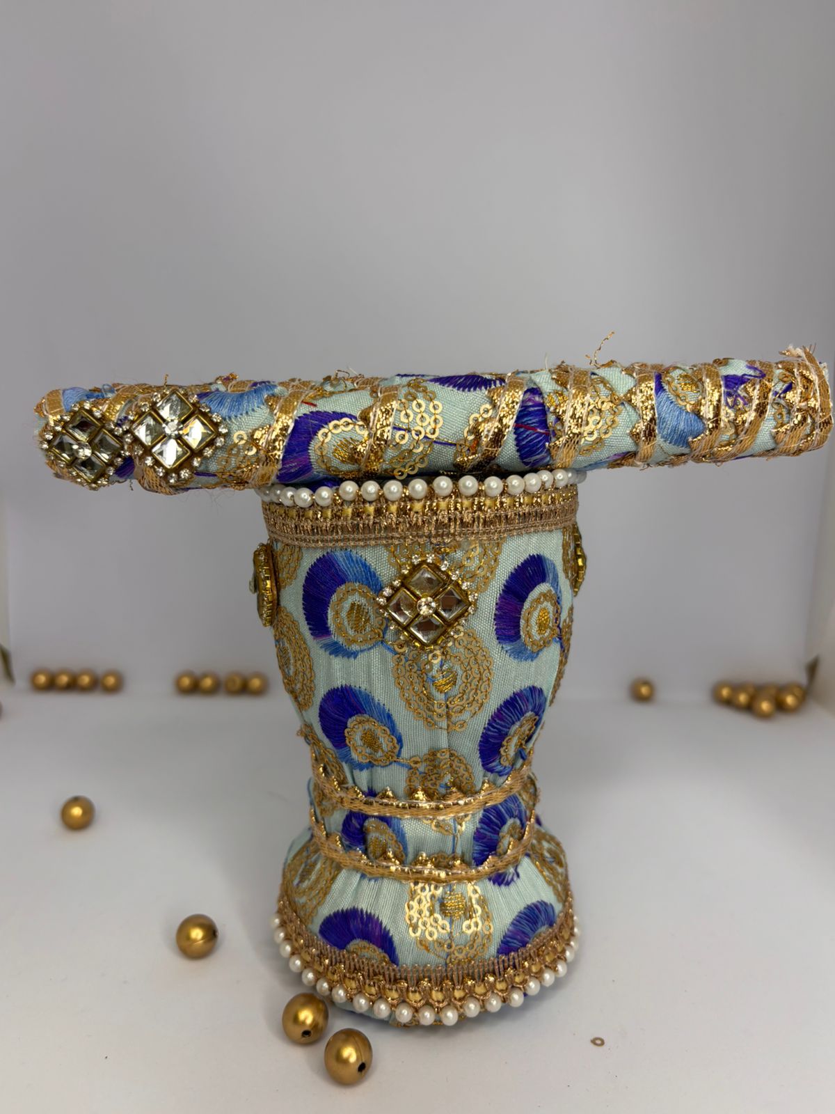 Blue Handcrafted Okhla Musal