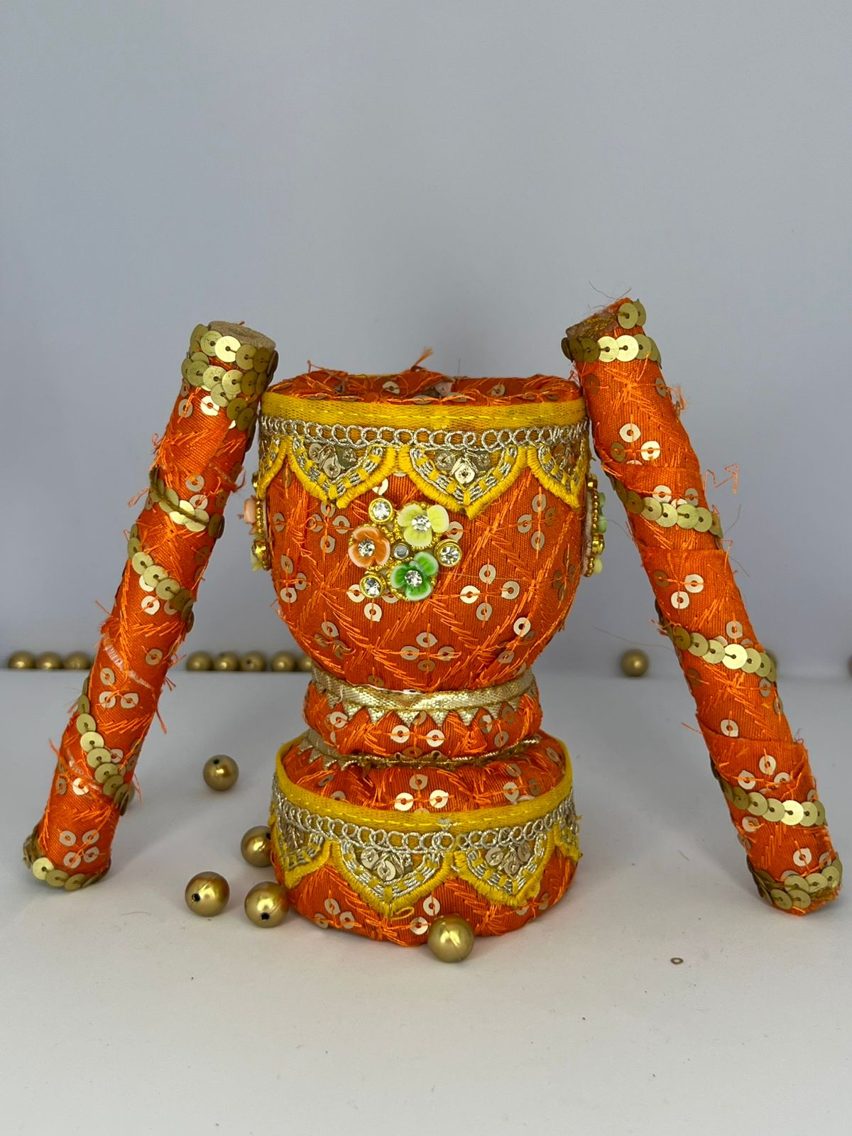Orange Handcrafted Okhla Musal