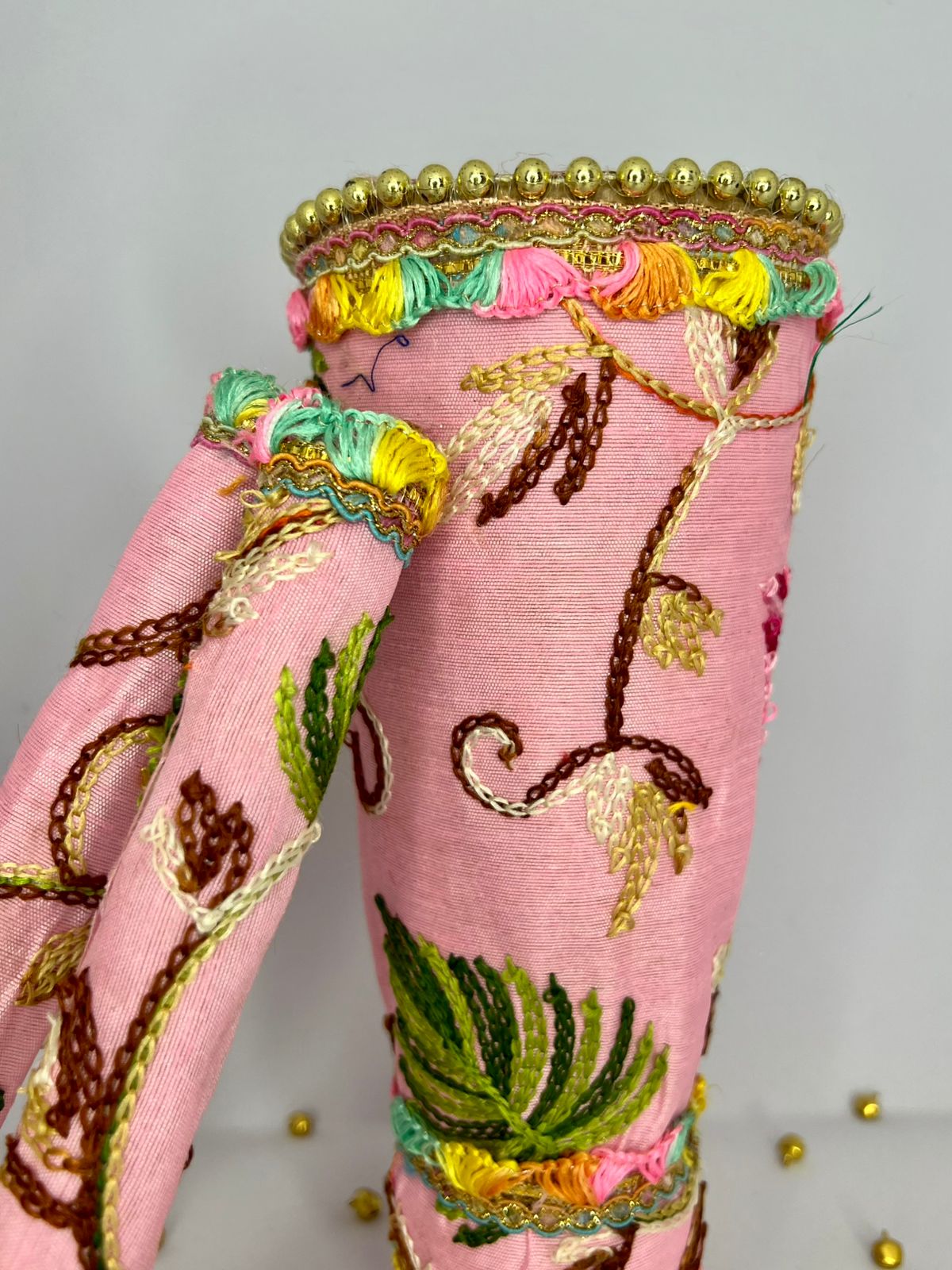 Large Pink Handcrafted Okhla Musal