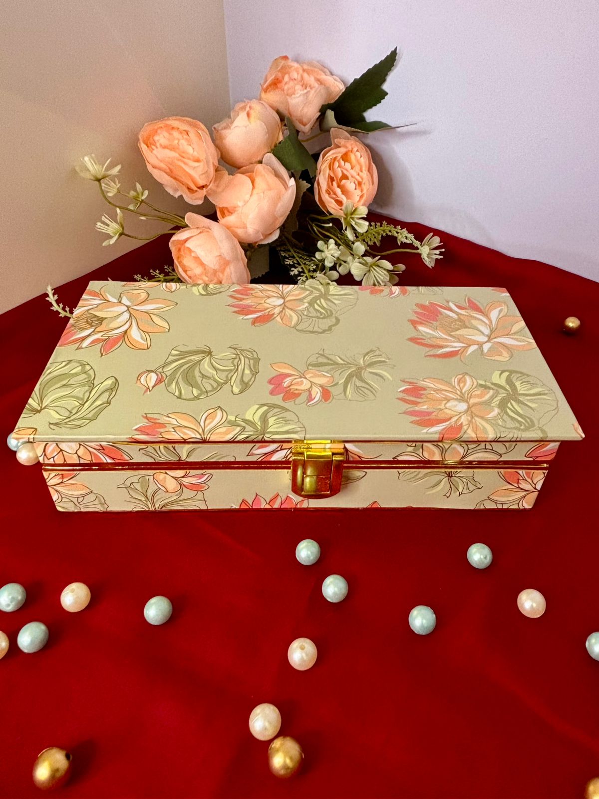 Floral Cash Box