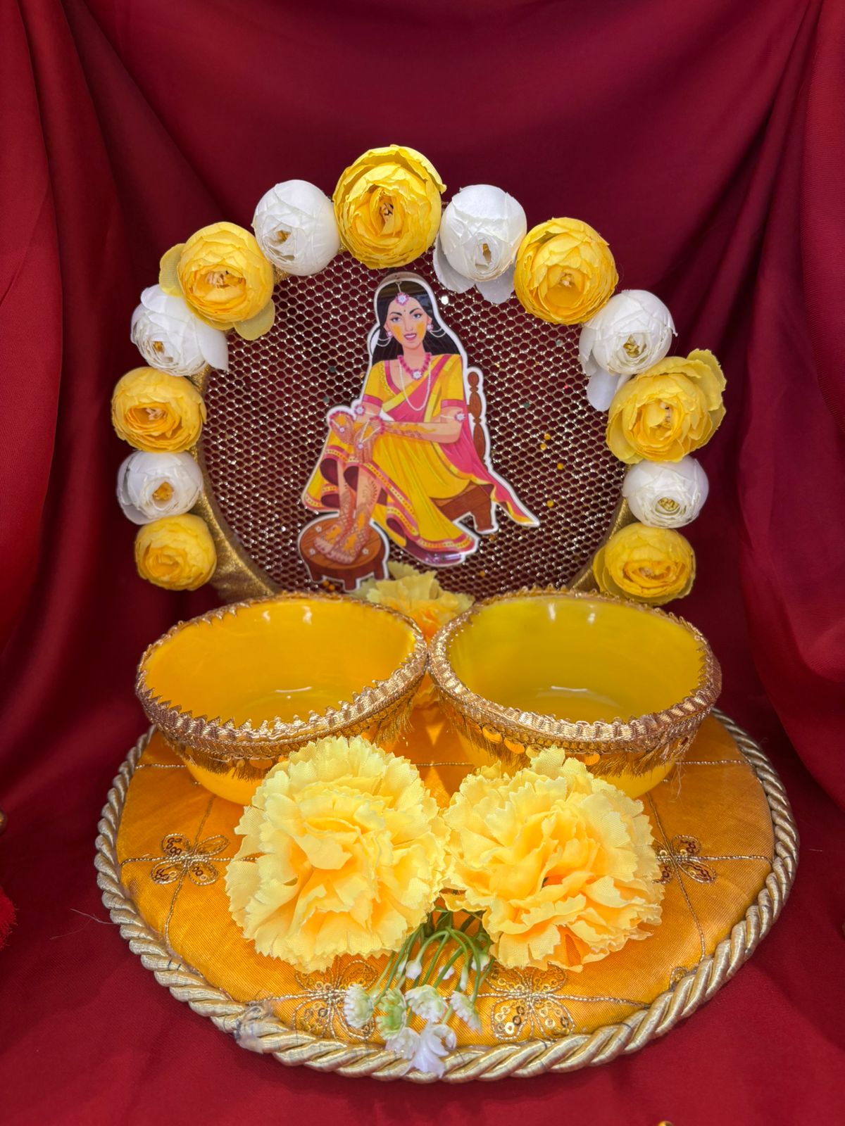Bridal Haldi Platter