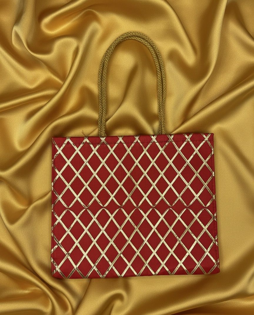 Royal Red Gotta Check Bag