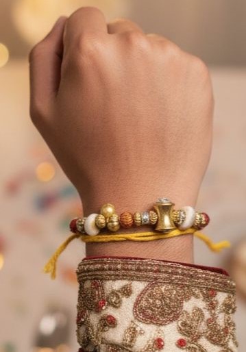 Golden Dholak Charm Gana