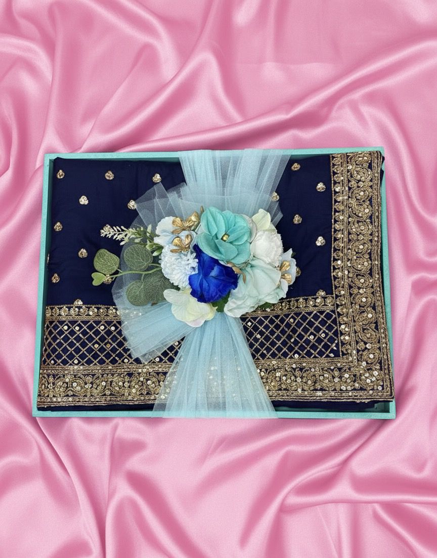 Royal Blue Grace Trousseau Tray